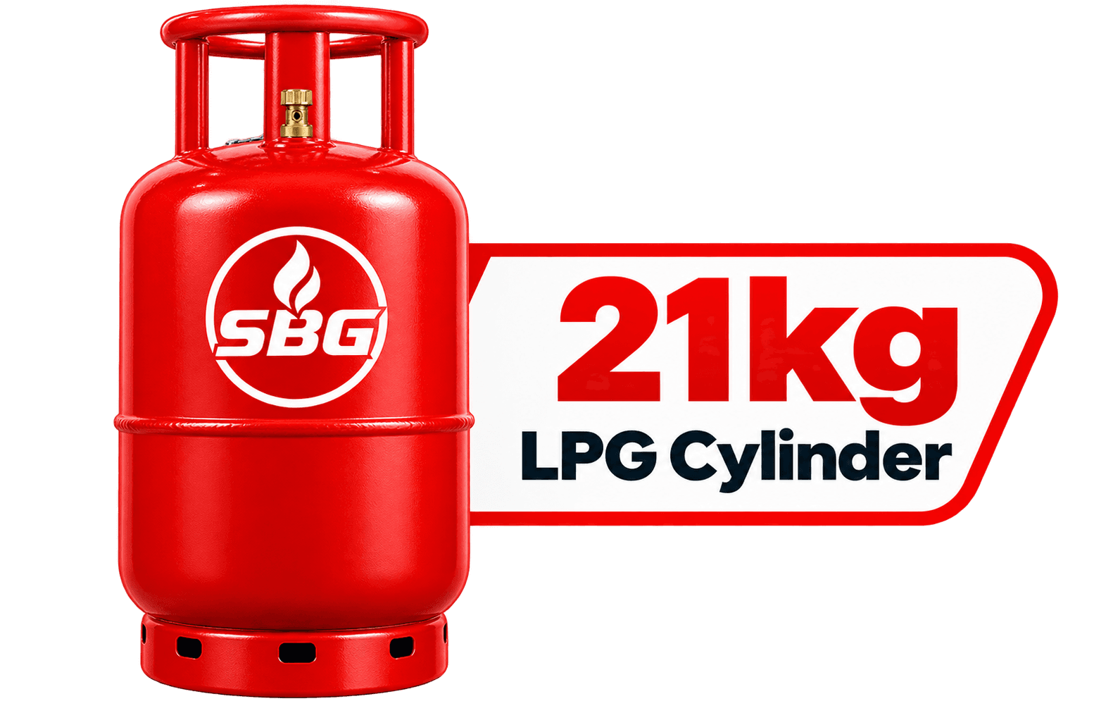 Commercial LPG cylinder — 12 kg / 21 kg cylinders